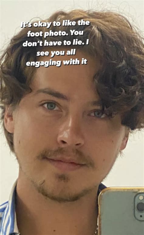 cole sprouse butt|Cole Sprouse Responds To People Dragging His Foot Photo